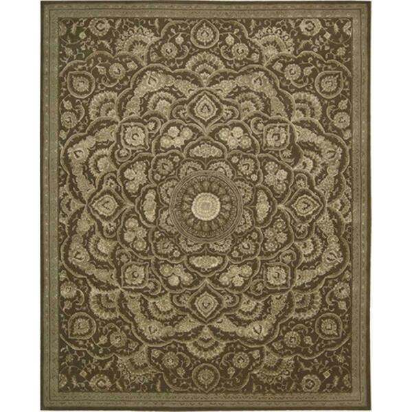 Nourison Regal Area Rug Collection Chocolate 7 Ft 9 In. X 9 Ft 9 In. Rectangle 99446052469